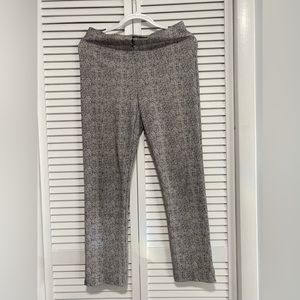 Peace of Cloth Pants Sneak Print  Front Zipper Size  4